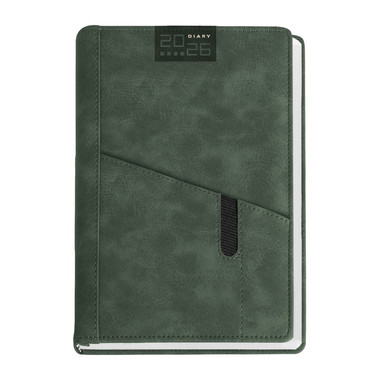 Agenda giornaliera 15x21 verde
