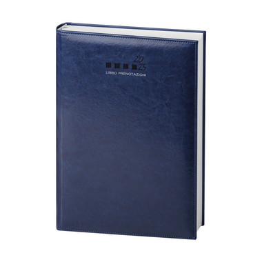 Agenda libro prenotazioni ristorante 2025 blu