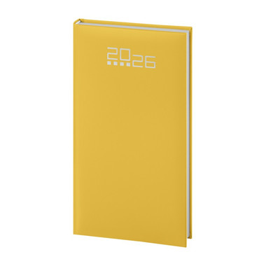 Agendina 2026 settimanale tascabile giallo
