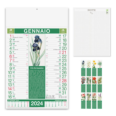 Calendario olandese erboristeria 2024 dettaglio