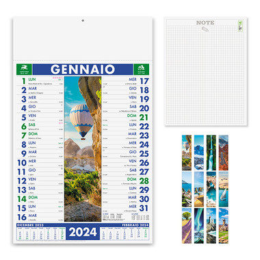 Calendario olandese paesaggi meravigliosi 2024 dettaglio