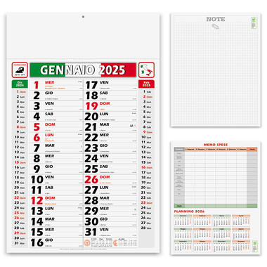 Calendario olandese Italia tricolore 2025 dettaglio