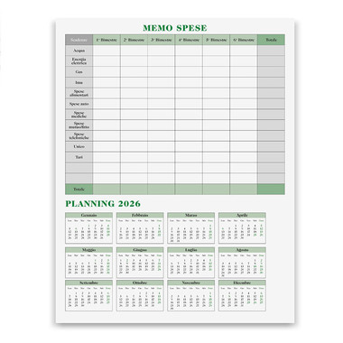 Calendario olandese classic notes 2025 retro