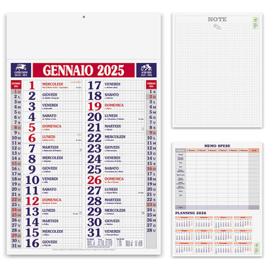 Calendario olandese quadrettato 2025 PA610