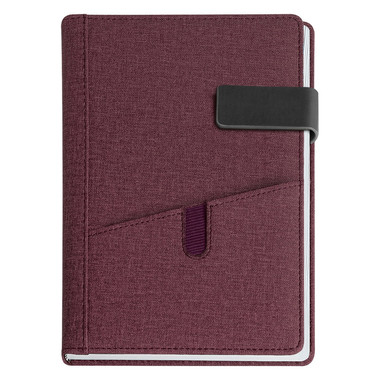 Maxi agenda giornaliera termovirante bordeaux