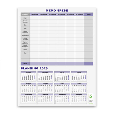 Calendario olandese classic notes 2025 retro