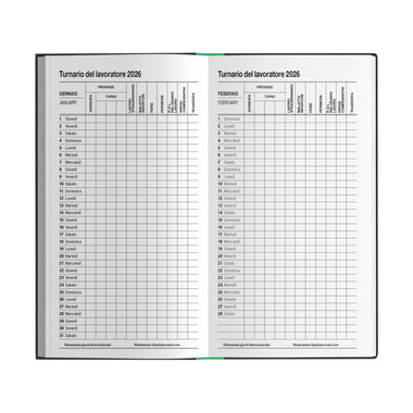 Turnario del lavoratore