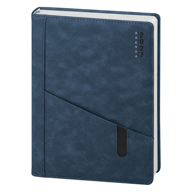 Agenda giornaliera 15x21 blu scuro