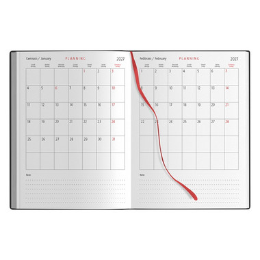 Agenda giornaliera 15x21 termovirante con elastico dettaglio 3