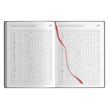 Agenda giornaliera 15x21 termovirante con elastico dettaglio 6