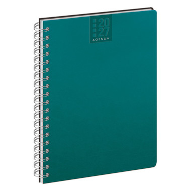 Agenda 2027 settimanale con spirale 17X24 ottanio