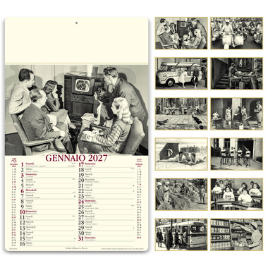 Calendario Come Eravamo 2027 dettaglio 1