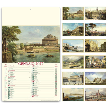 Calendario Italia antica 2027 dettaglio 1