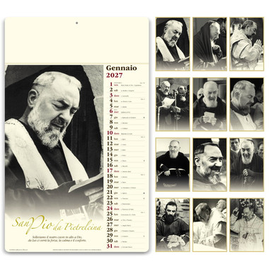 Calendario San Pio 2027 dettaglio 1