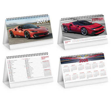 Calendario da tavolo auto sportive 2027 dettaglio 2