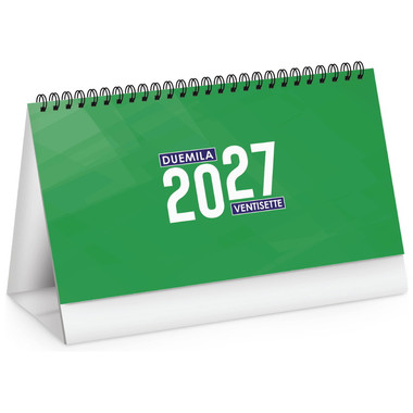 Calendario da tavolo chart table 2027 verde