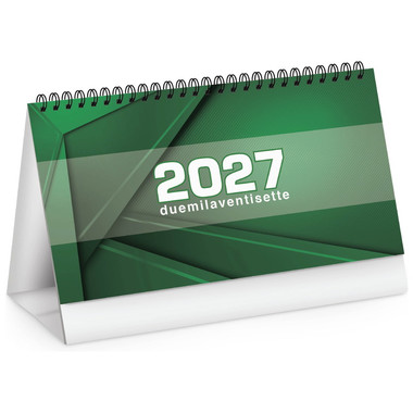 Calendario da tavolo table note 2027 verde