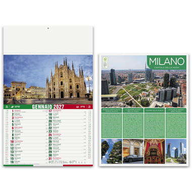 Calendario illustrato Città d'Italia 2027 dettaglio 3