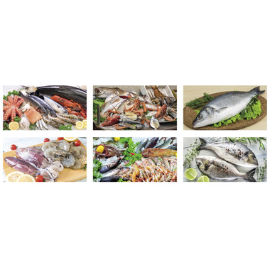 Calendario illustrato pesce e pescheria 2027 dettaglio 1