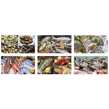 Calendario illustrato pesce e pescheria 2027 dettaglio 2