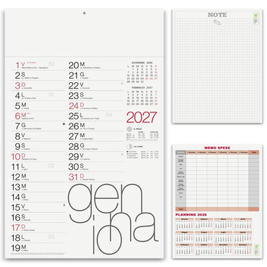 Calendario olandese moderno 2027 dettaglio 1