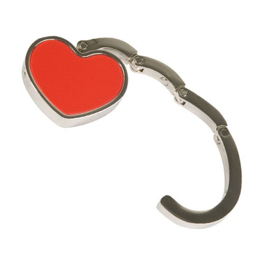 gancio appendiborsa a forma di cuore