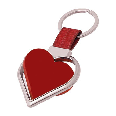 portachiavi a forma di cuore