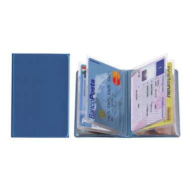 porta card con scomparti interni