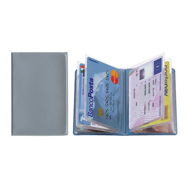 porta card con scomparti interni