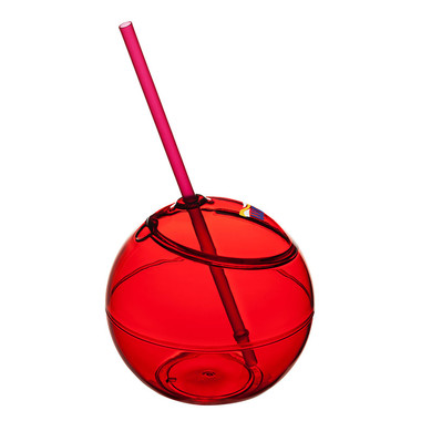sfera con cannuccia personalizzata