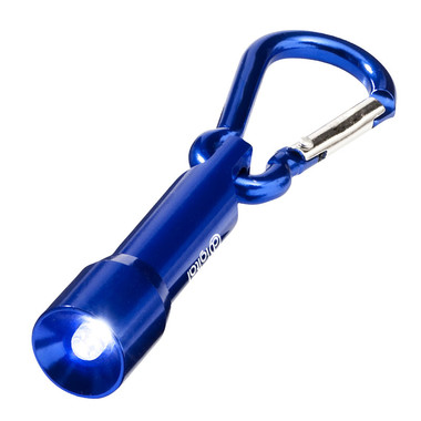 torcia con moschettone personalizzata