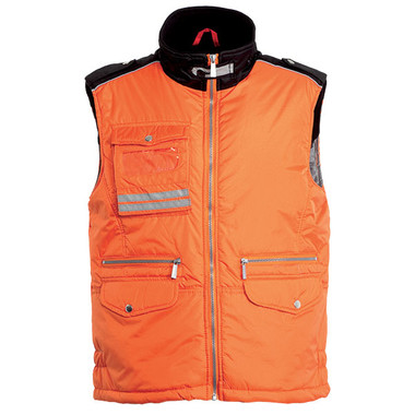 Gilet in nylon bicolore con tasche Falcon Payper