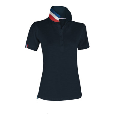 Polo piquet da donna retro collo bandiera Nation Lady Payper