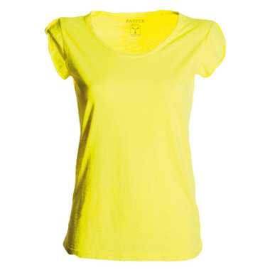 t-shirt donna manica corta slubby jersey fluo Discovery Lady Payper