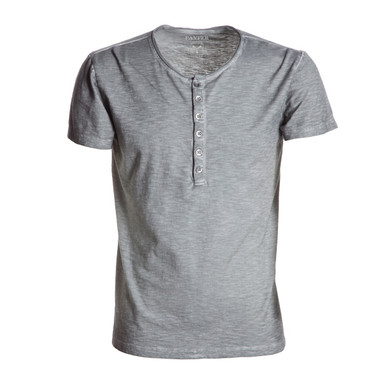 t-shirt manica corta a 6 bottoni slubby jersey smoke Unlimited Payper