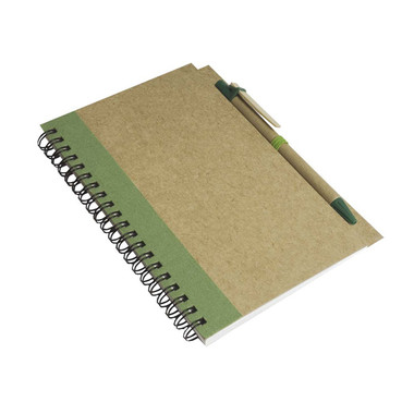 Quaderno in carta riciclata personalizzato