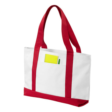 Borsa Shopper in poliestere con manici lunghi personalizzata
