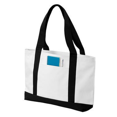 Borsa Shopper in poliestere con manici lunghi personalizzata