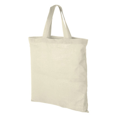 Borsa shopper in cotone naturale personalizzata