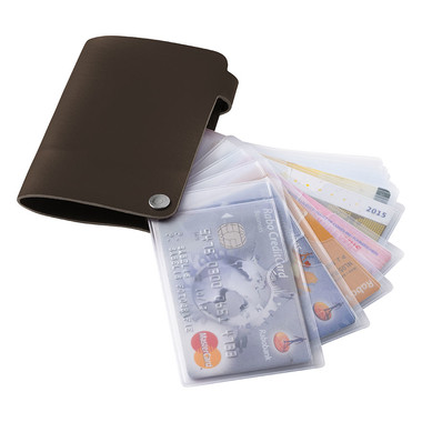 Porta carte di credito in plastica