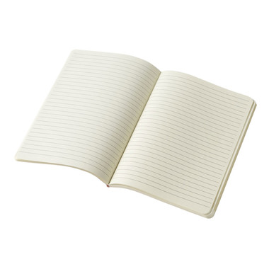 Notebook A5 con fogli color crema