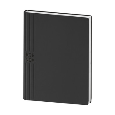 Agenda flessibile 2025 giornaliera 17X24 nero
