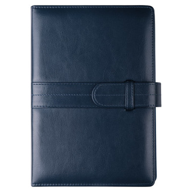 Agenda portafoglio 2025 15x21 in ecopelle blu