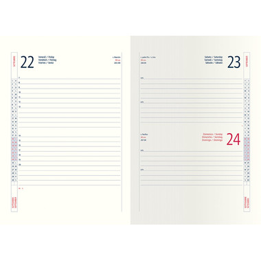 Agenda giornaliera portafoglio 2021 formato 15x21