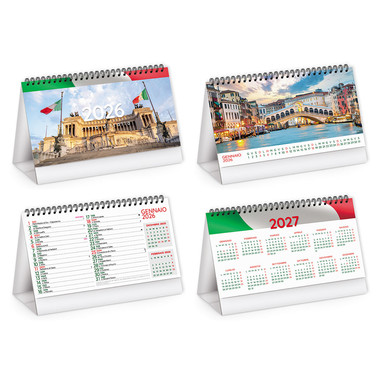 Calendario da tavolo Città d'Italia 2026 dettaglio