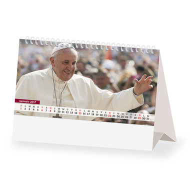 calendario 2017 papa francesco da tavolo