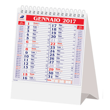 calendario 2017 da tavolo olandese