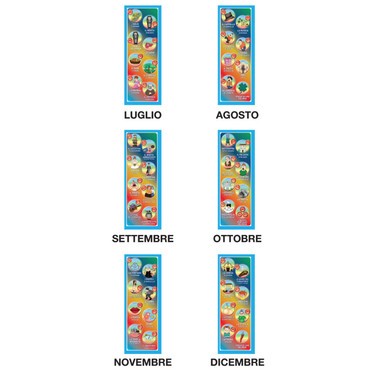 Calendario silhouette Cabala e Gioco del Lotto 2018