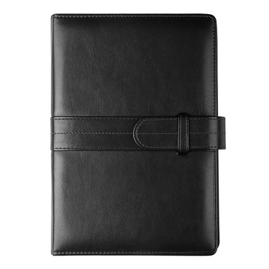 Agenda portafoglio 2024 in ecopelle interno settimanale 17x24 nero