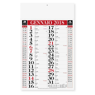 Calendario olandese classico 2018 in offerta
